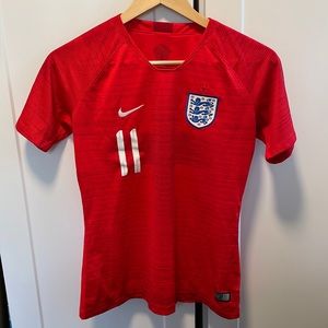Nike England Away Stadium Shirt 2018- Womens with Sancho 11 printing
